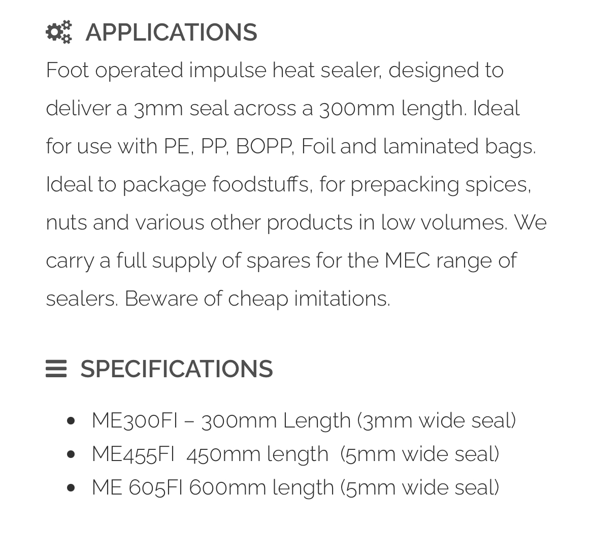 Packaging Machinery and Equipment 3